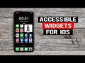 How To Make An Accessible Widget On #iPhone And #iPad