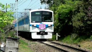 秩父鉄道6000系6003F　皆野～和銅黒谷にて（HD)