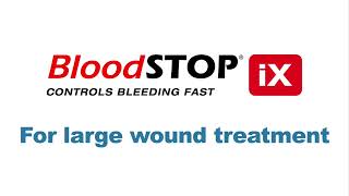 Brandon Leg Abrasion Video using BloodSTOP iX