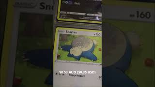 $100 Snorlax Collection!  #coolcards #collectiblecards #pokemontcg #pokemoncards #tradingcards