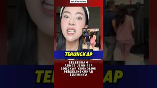 Agnes Jennifer bongkar kronologi perselingkuhan suaminya, David Clement