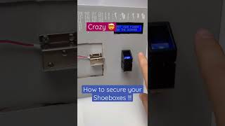 DIY Shoebox Security System with Arduino and Fingerprint Scanner #arduino #engineer #electronics #ai