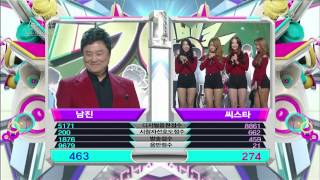 [1080P] 141220 SISTAR(씨스타) \u0026 Nam Jin - Music Bank K-Chart CUT @ Sketchbook