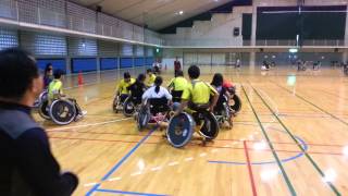 車椅子サッカー　浦添大会