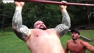 When Powerlifter tries Calisthenics. You must see!