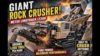 How the Metso Lokotrack LT200 Is Built | Inside the Giant Rock Crusher (Full Process)