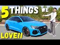 5 Things We LOVE About Our 2024 Audi RS3!!