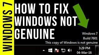 How to Fix Windows is Not Genuine | Remove Build 7601/7600 | 100% Working Windows 7/8/10 | 2023