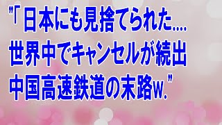 【海外の反応】中国「日本も見捨てるのか・・・」中国高速鉄道計画インチキ？全世界で廃止！？各国から日本に救助要請？中国の計画に衝撃を受ける【俺たちJAPAN】