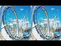 3D Roller Coaster 05 VR Videos 3D SBS [Google Cardboard VR Experience] VR Box Virtual Reality Video