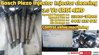 BOSCH PIEZO INJECTOR CLEANING\u0026Repair 33800-3A000 0445115045