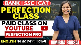 Perfection Class | 11th Dec | ENGLISH बनेगा आपका सबसे Scoring Subject | SBI CLERK | Nimisha Bansal