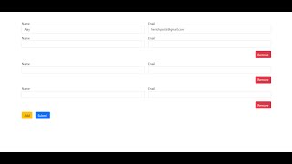 Reactjs Append and Remove Form Fields Using Hooks