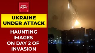 Haunting Images Pour In On Russia's Invasion Of Ukraine Day 2, Massive Explosion Rocks Kyiv