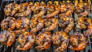 Honey Jerk Shrimp Skewers Recipe | Shrimp Skewers Recipe | Jerk Shrimp