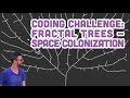 Coding Challenge #17: Fractal Trees - Space Colonization