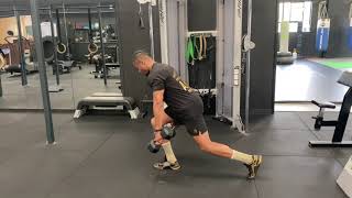 Dumbbell Sprinter Lunges