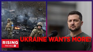 Zelensky BEGS For More Help, Says US Allows Israel to Use Its Weapons Why Not UKRAINE?