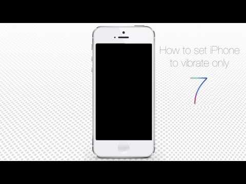 How to Set iPhone to Vibrate Only How to Set iPhone to Vibrate Only