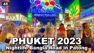 【🇹🇭 4K】Thailand 2023 Walking in Phuket From  Patong Beach to bangla walkingstreet