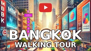 Walking Around Bangkok Cozy MBK Center at Night | Thailand 🇹🇭 | 4K HD