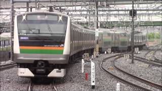 E233系3000番台TK入場回送（E01）大崎駅入線