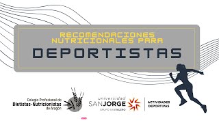 Recomendaciones nutricionales para deportistas universitarios