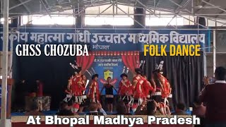 GHSS CHOZUBA representing nagaland team in cultural exchange at Bhopal i'e in MP.