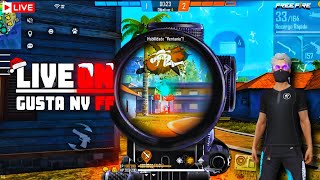 🔴LIVE ON 🔥 FREE FIRE AO VIVO 🔥 RANKEADA / CS RANK / SALINHAS - GUSTA NV FF