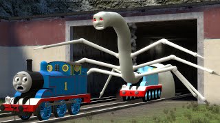 Building a Thomas Train Chased By Cursed Thomas and Friends Family in Garry's Mod