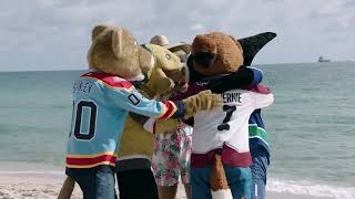 NHL Mascots Enjoy Fun and Sun in Florida