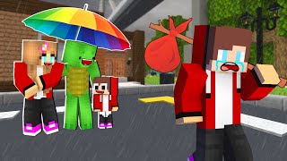 Maizen FAMILY WENT to Mikey - Sad Story in Minecraft ( JJ and)