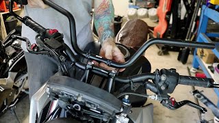 Taller Handlebars for my CB500F | Part 1