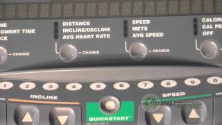 precor c966i GFX treadmill preexperience