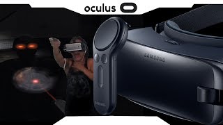 REAÇÃO DA MINHA MAE AO GEAR VR CONTROLE • ZED SHOT • Samsung Gear VR Gameplay • Realidade Virtual