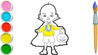 Upin \u0026 Ipin Terbaru 2025 Musim 18 - Menggambar Upin Hantu Lucu