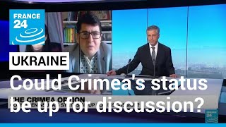 The Crimea Option: Could the peninsula's status be up for discussion? • FRANCE 24 English