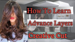 ADVANCE LAYERED HAIRCUT|How To Cut Creative Layers|Layer cut|@ARichHairCraft