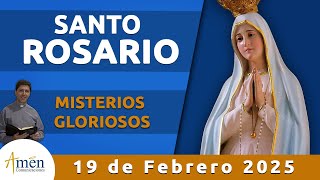 Santo Rosario Hoy Miércoles 19 Febrero 2025 l Padre Carlos Yepes l Misterios  Gloriosos