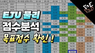 【EJU점수】 #02 📊EJU물리점수 상세분석