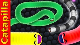 Slither.io Strong Snake vs Giant Snakes Epic Funny Moments.