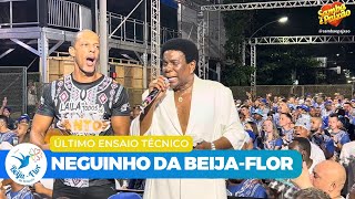 Neguinho da Beija-Flor em seu último Ensaio Técnico | Sentiremos Saudades 💙🤍😢