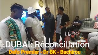 Defo Premier et Dr BK se réconcilient avec Bachirou à Dubaï