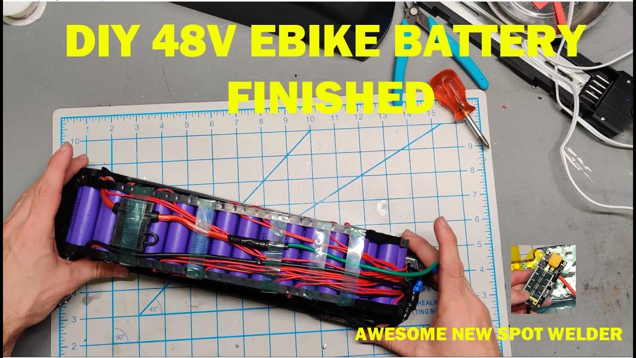 $100 DIY 48V EBIKE BATTERY - PART 3 - YouTube