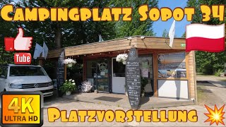 Polenurlaub 2023🇮🇩Wohnmobil Stellplatz Check:Camping Sopot/Danzig auf dem Campingplatz Sopot 34