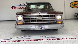 1977 Chevrolet C10, patina, 350 crate motor, overdrive, belltech suspension, cold Ac SOLD