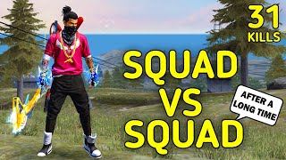 SQUAD VS SQUAD || AFTER A LONG TIME A DESTROYING GAMEPLAY WITH SQUAD🔥 !!! | 90% HEADSHOT INTEL I5