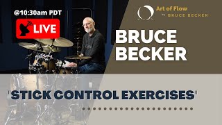 LiveStream - Bruce Becker talks "Stick Control Exercises"