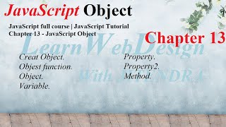JavaScript full course | JavaScript Tutorial Chapter 13 - JavaScript Object