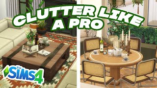 How to decorate with clutter realistically tutorial | Red Shelf Mod + TOOL Mod | The Sims 4